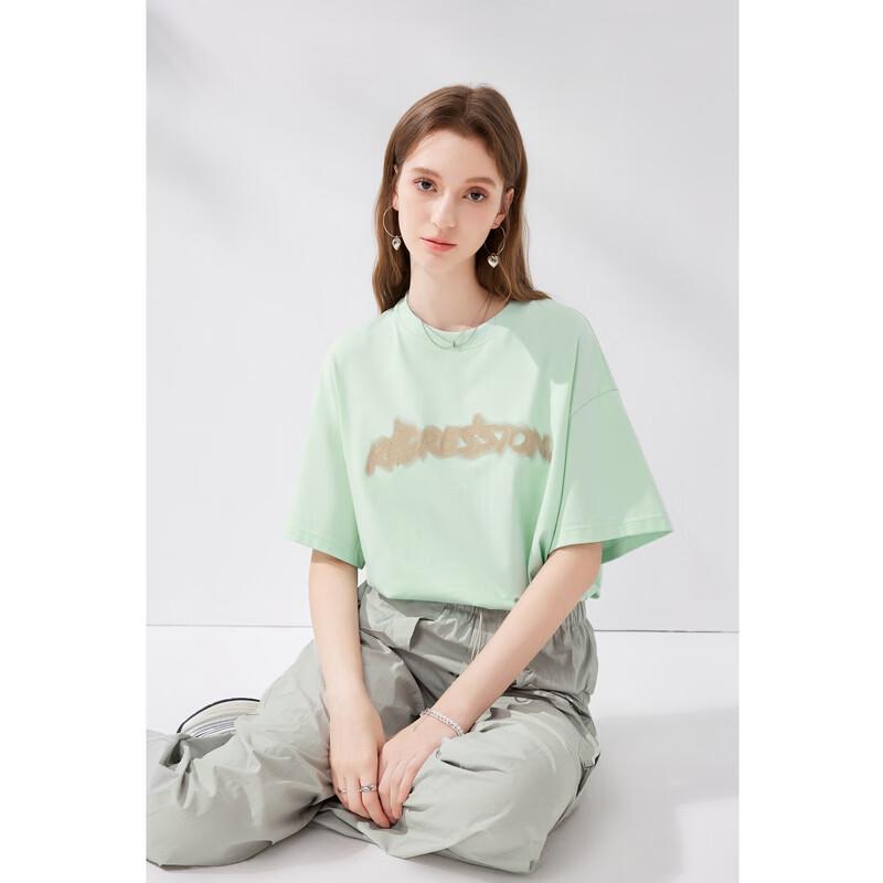 Women s Printed Round Neck Short Sleeve T-Shirt L