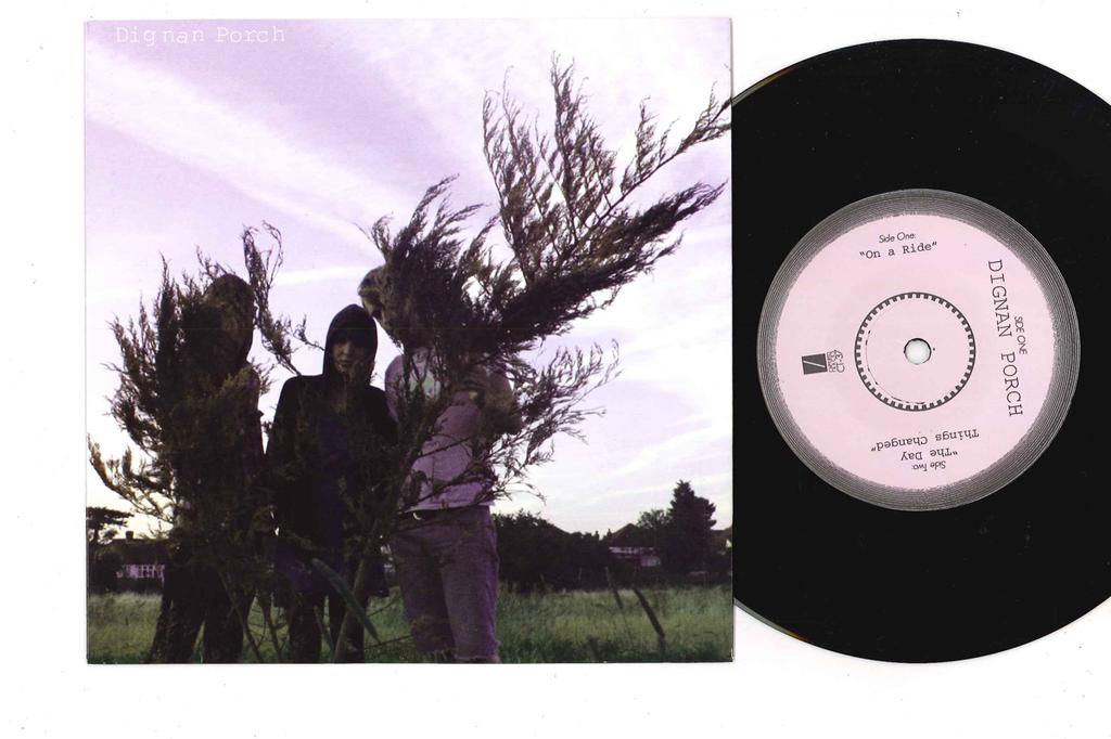 7inch Record DIGNAN PORCH - On A Ride / The Day Things Changed CT37 CAPTAGON PLUGGI 2010 US Rock Used