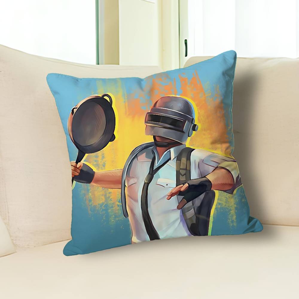 

Game P-PUBG-S Various Sizes Square Pillow Case For Car Home Bedchamber Decor Custom Valentine gift 30cmx30cm