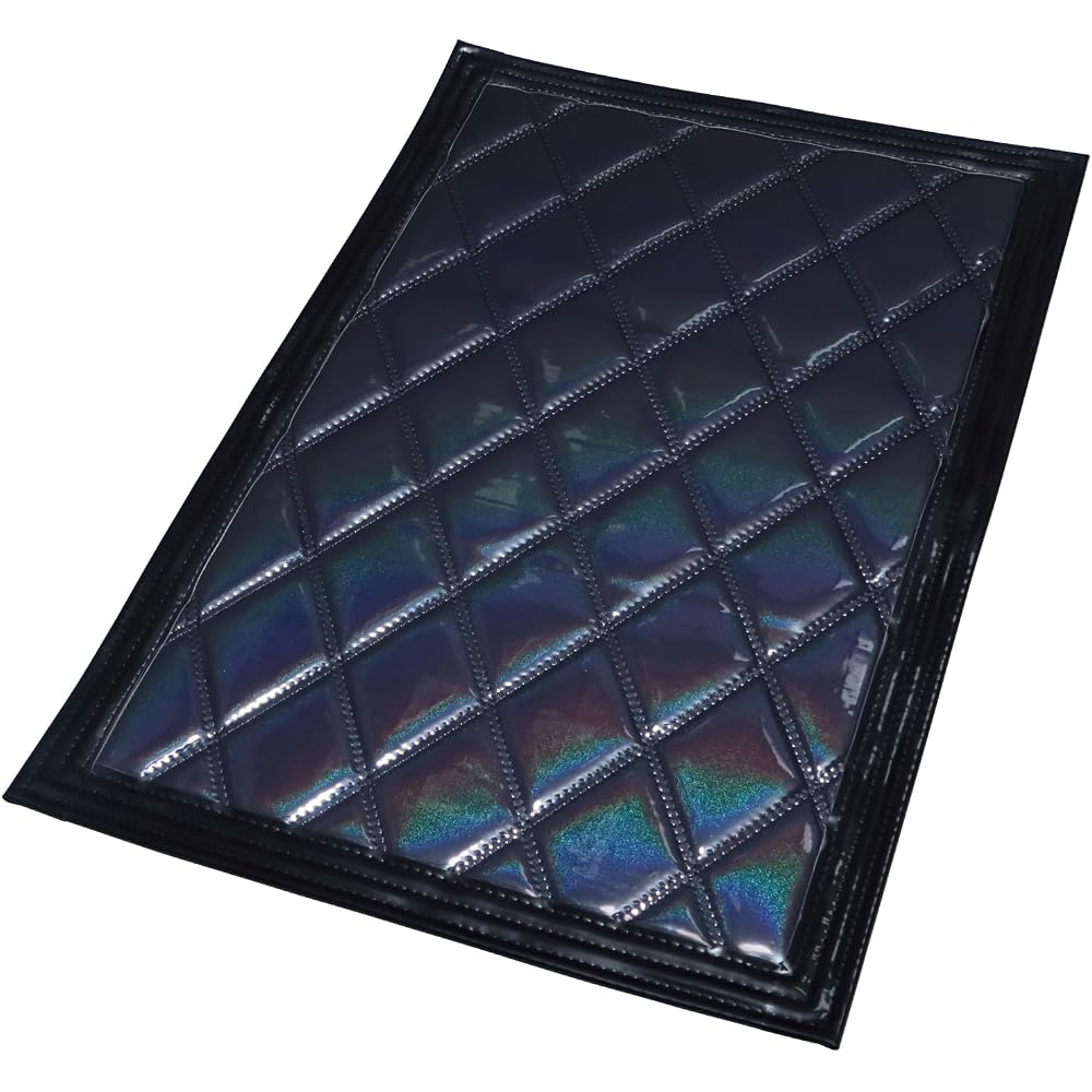 Urethane Irido-Guard, Kira Double Stitch, 500x750mm, Black/Black Line, 523895