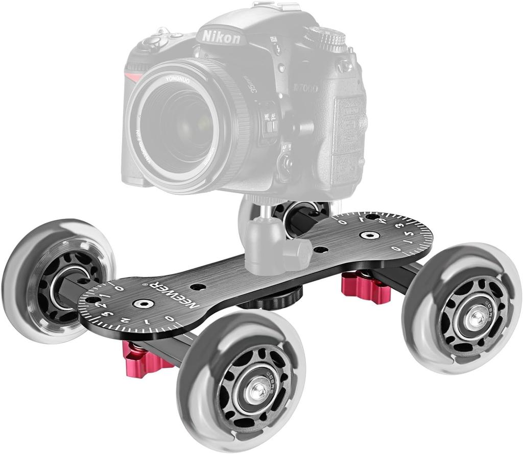 NEEWER Camera Dolly Slider Black