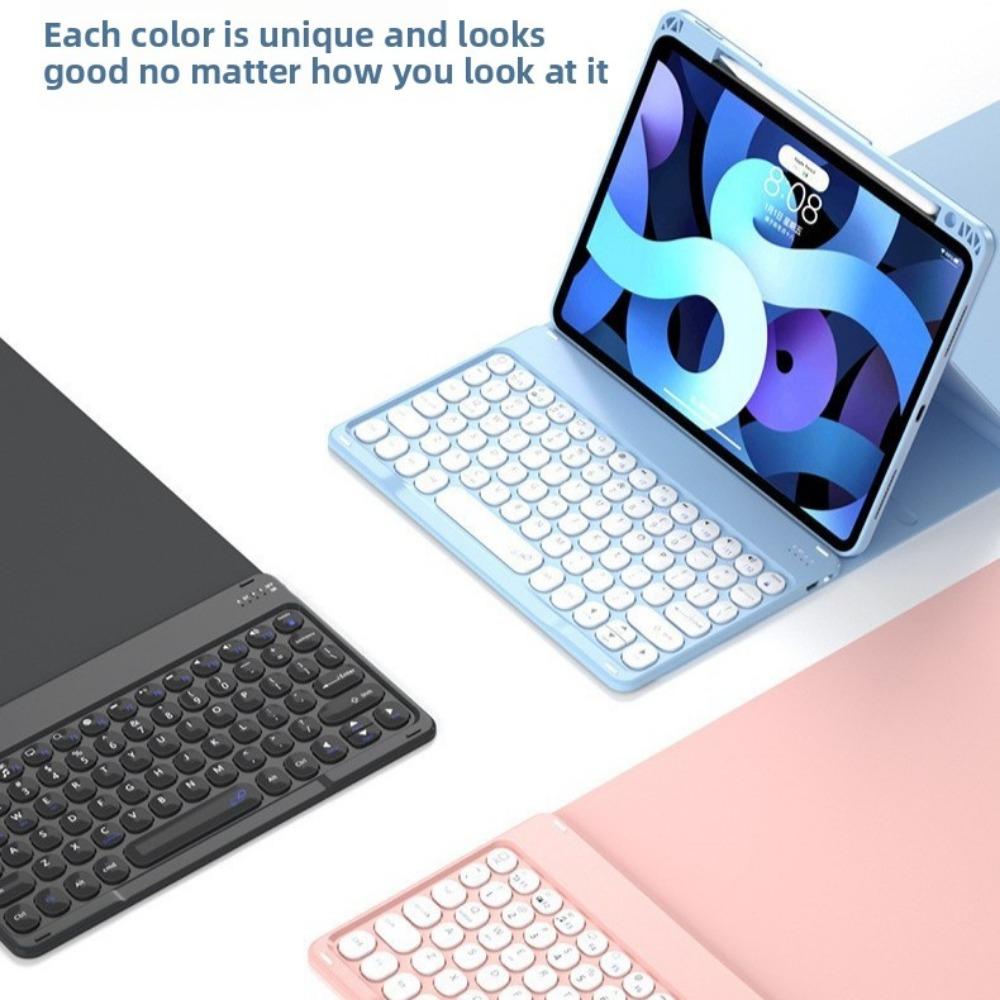 Bluetooth Tastatur und Hülle Set für Huawei MatePad SE 11 2024 mit Luftstift-Schlitz Magnetische Hülle