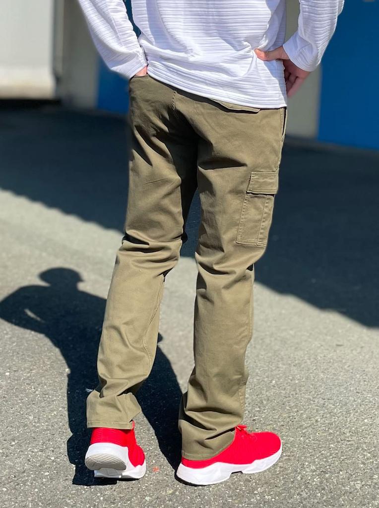 Outdoor Products Men's Slim Stretch Cargo Chino Pants