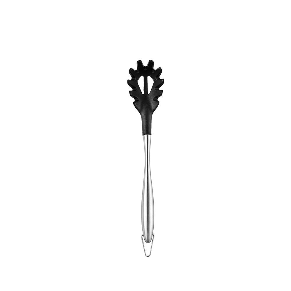 12-Piece Stainless Steel & Silicone Kitchen Utensil Set with Storage Bucket: Spatula, Spoon, Whisk Set