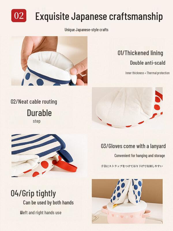 ZISIZ Heat Resistant Oven Mitts