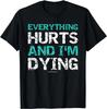 Lustige Workout-T-Shirts: Alles tut weh und ich sterbe Geschenk Unisex T-Shirt