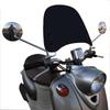 [Auto Parts Center] Windshield Motorcycle Screen Short Smoke 2 Easy to install Moped Scooter Windscreen Spare mounting brackets included