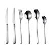 304 Stainless Steel Moonlight Knife, Fork and Spoon Tableware Set, Heavy Western Tableware Dessert Spoon Gift Set