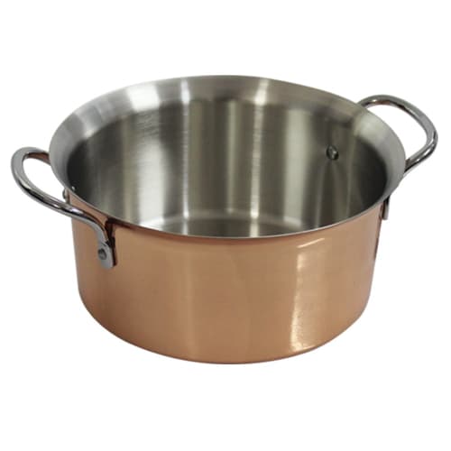 Pearl Metal Shabu-Shabu Pot, 14cm, Gas Stove Only, Copper Pot, Made in Japan, HB-1381