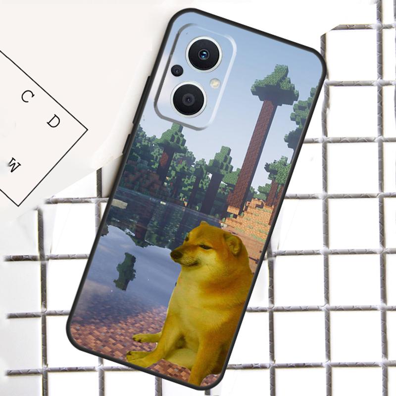 Funny Cheems Doge Phone Case For OPPO Reno 13F 13 12 11 14 F 10 Pro 8T 7 8 Lite OPPO Find X9 X6 X5 X8 Pro Cover