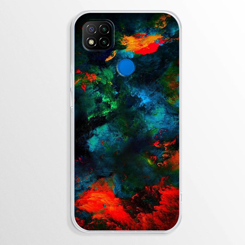 For Xiaomi Redmi 10A Case Fashion Marble Clear Silicon Soft TPU Cover Coque For Xiaomi Redmi 10A 10 A 6.53'' Phone Cases Fundas