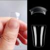 120Pcs Clear Duckbill Nail Tips, Full Cover False Nails for Y2K Manicure Salon