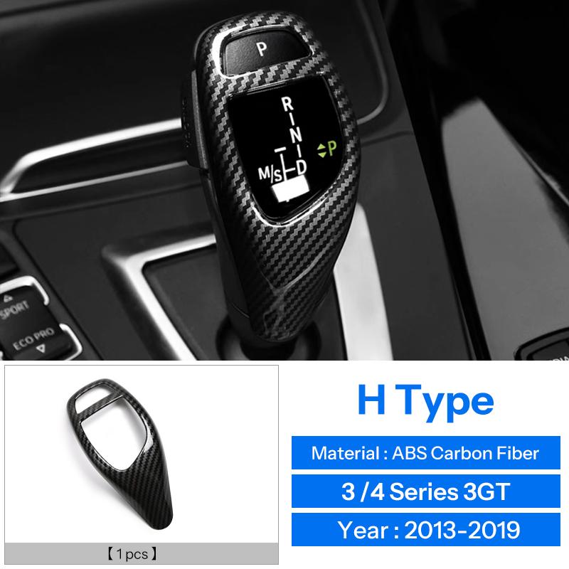 Accessories for BMW 3.4 Series F30 F31 F34 F36 3GT 320i ABS carbon fiber car center console cover armrest box decorative cover