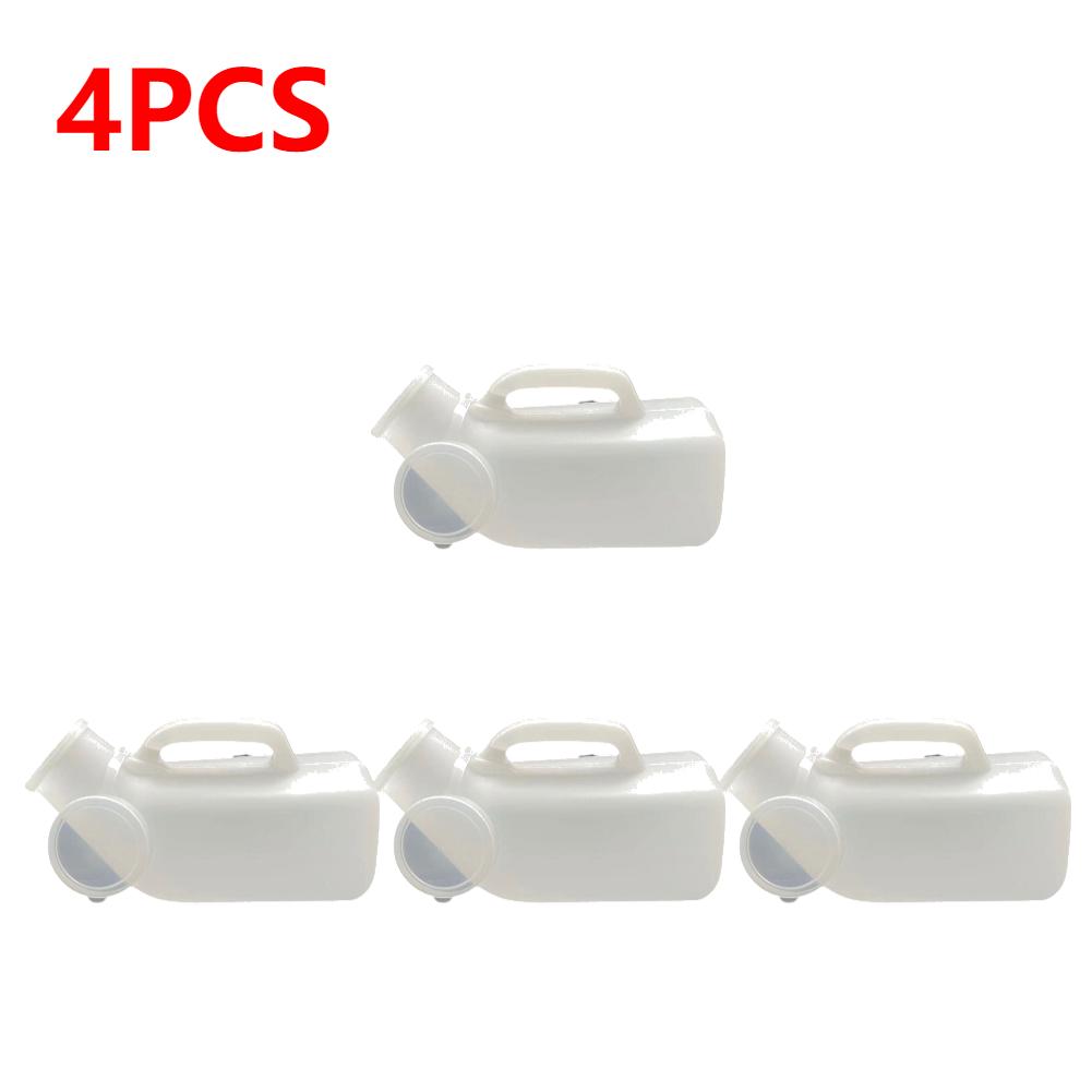 1200ml Plastic Mobile Urinal Toilet Aid Bottle 5-1PC Go Out Travel Camping Car Toilet Pee Bottle Portable Urinal Bottle With Cap