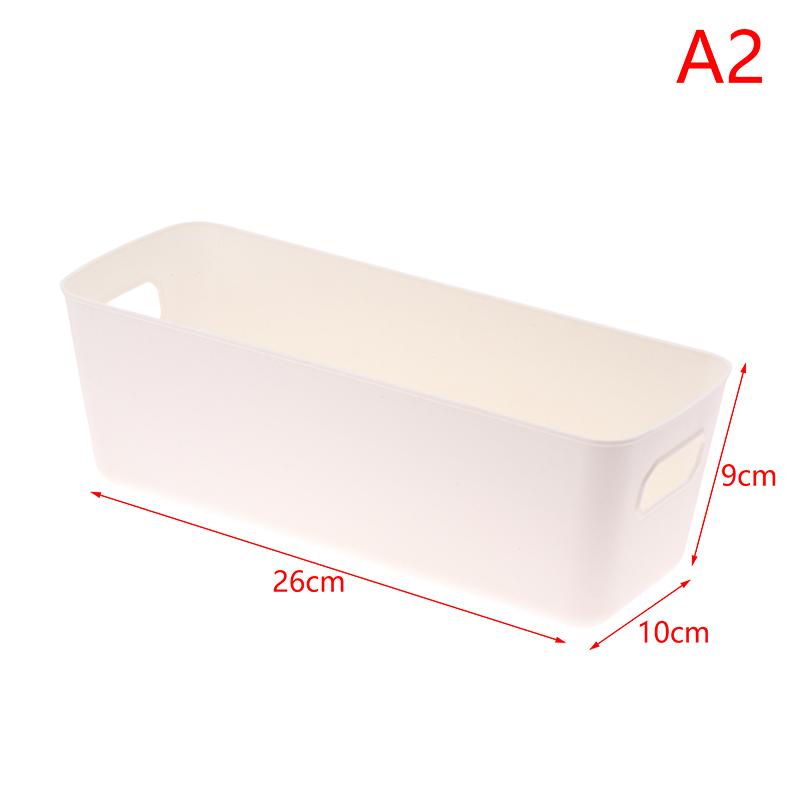 

1 шт. настольный ящик для хранения канцелярских принадлежностей, белый, туалетные принадлежности, косметика, всякая всячина, пластиковая коробка-органайзер для хранения A2