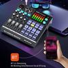 48V Podcast Sound Board   DJ Mixer External Music Sound Card Gaming   Mixer for Live Streaming Studio