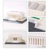 Moc 799Pcs Usa Washington Lincoln Memorial City Street View Architectural Model Building Blocks Children'S Puzzle Toys Gifts