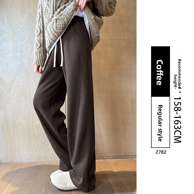 High Waist Trousers For Women With Straight Leg Design For Casual Spring Wear
