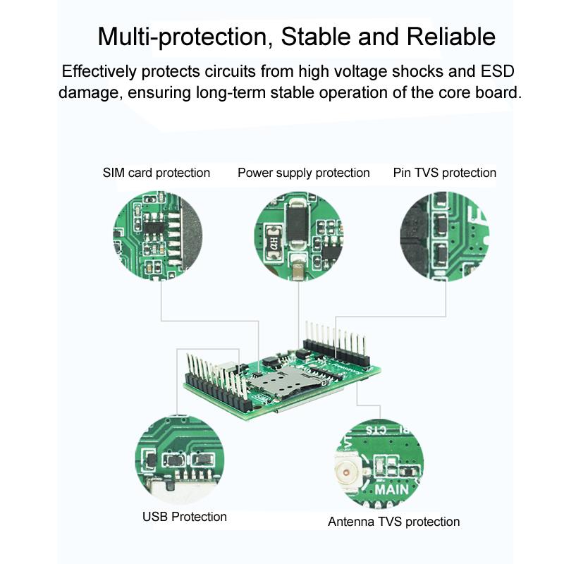 A7670G Global Communication Module CAT1 Core Board 4G Full Network Communication Development Board SIMCOM Module