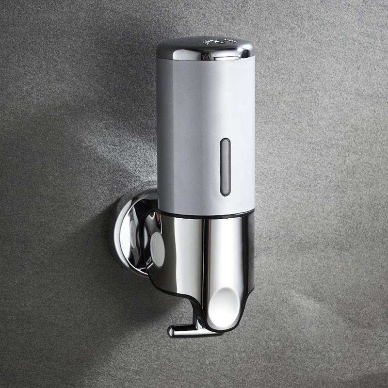 Manueller Seifenspender, Wandmontage, Handgelspender, Flüssigkeitsbehälter für Handseife, Shampoo, Spülung, Duschgel