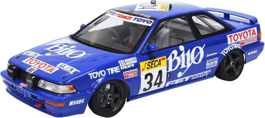 Racing Series Toyota Corolla Levin AE92 1989 Spa 24 Hours Race with Masking Sheet Plastic Model PN24016MSK PLATZ/NuNu 1/24
