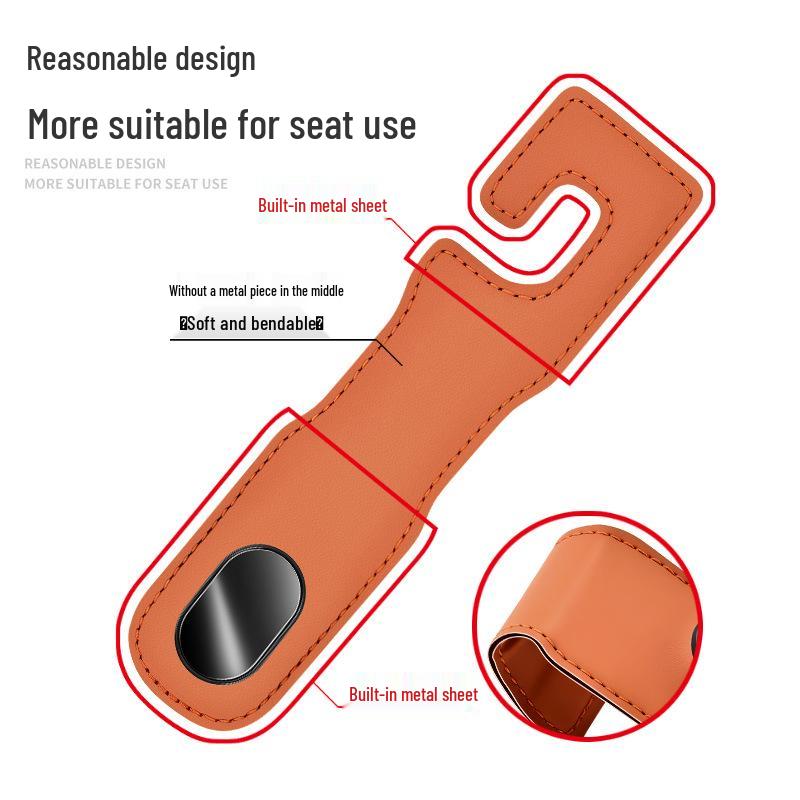 Headrest Car Seat Back Hidden Hook Storage