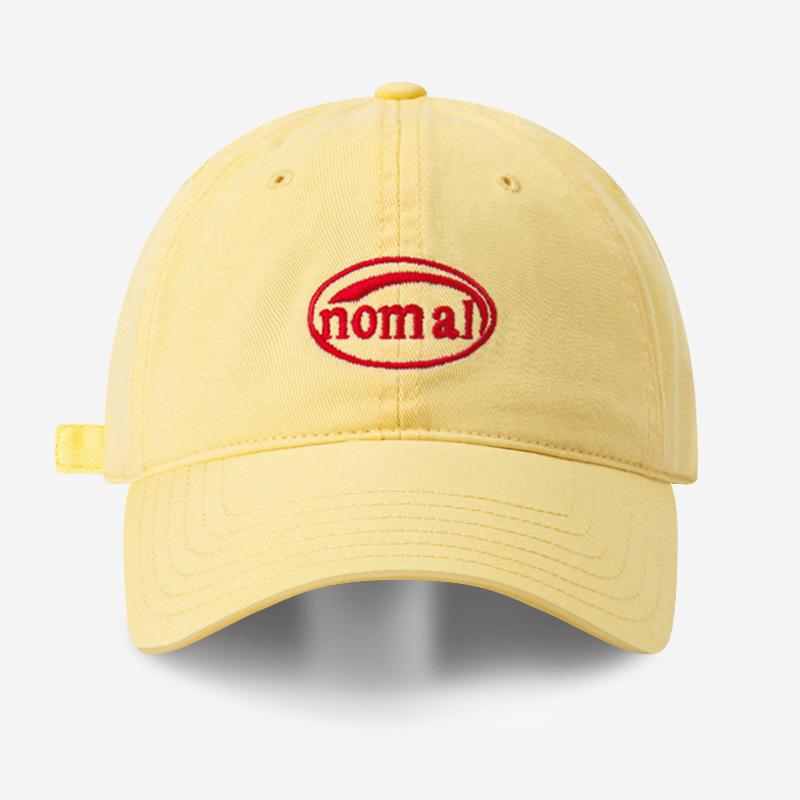 Peaked cap new summer dome embroidered baseball cap fashionable face small men's and women's hats