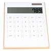 Portable 10 Digits Calculator Ultra Thin Solar Power Calculator for Home Office Business LCD Display