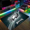 Tappeto in Cristallo Velluto Design Philadelphia Eagles Accogliente Non?Tappeto Stampato Antiscivolo per Camera da Letto Soggiorno Ingresso