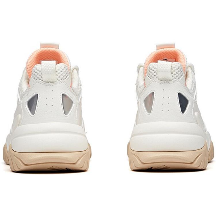 Anta Mesh, Synthetic Leather Cushioning Slip Resistant Abrasion Resistant Lightweight Low Top Chunky Sneakers Women's 922027033-2