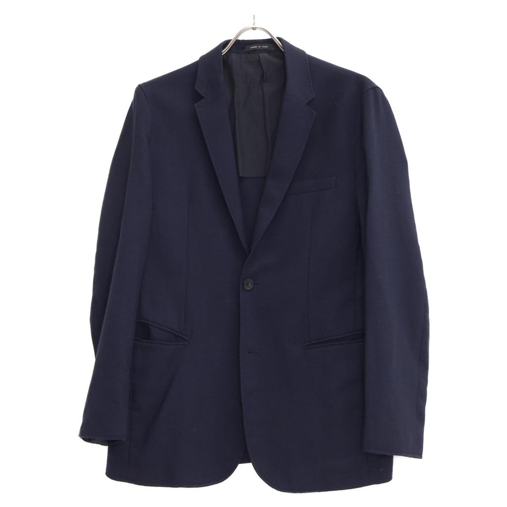 GIORGIO ARMANI [Domestic regular] W1G620 W1227 Wool jersey tailored Jacket 50 NavyUsed