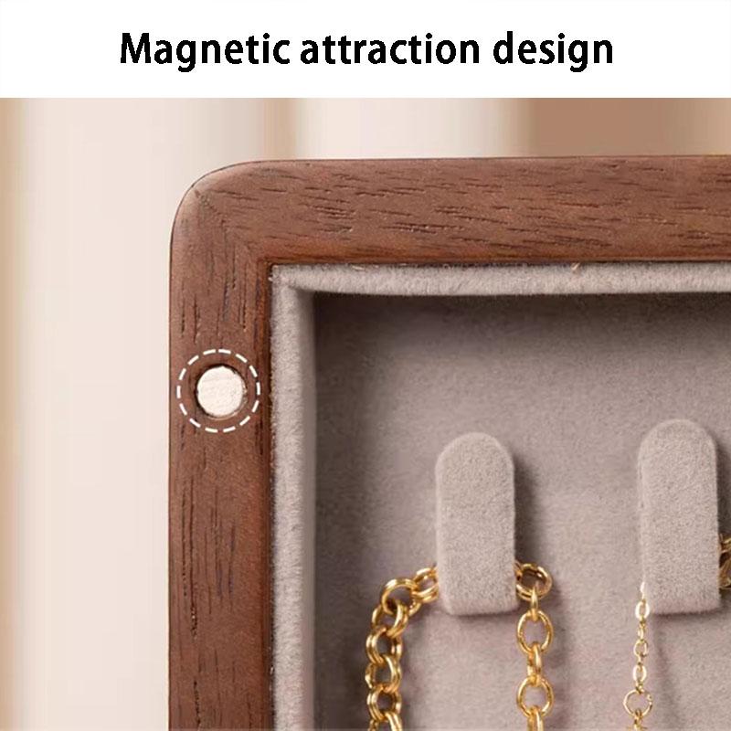 Vintage Wooden Jewelry Box Multi Layer Drawer Jewelry Storage Boxes Multifunctional Necklace Ring Earring Organizer Box