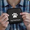 Zipper Closure Pet Training Reward Pouch Leak-Proof Pet Snack Container  Outdoor Training