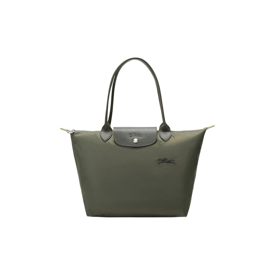 

Longchamp Le Pliage Green 28 Long Handle Eco-Friendly Canvas Dumpling Shoulder Tote Bag Medium Women Bags Forest-Green 2605919479 Basic Set (Bag)