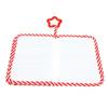 My First Photo Album Strawberry Pattern Soft Cloth Photo Book with Safe Mirror for 17 Photos