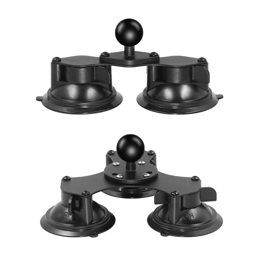 1" Ball Head Mount Suction Cup Mobile Phone Holder for Ram 25mm Double /Triple Suction Cup Car Bracket Windshield Dashboard RAM