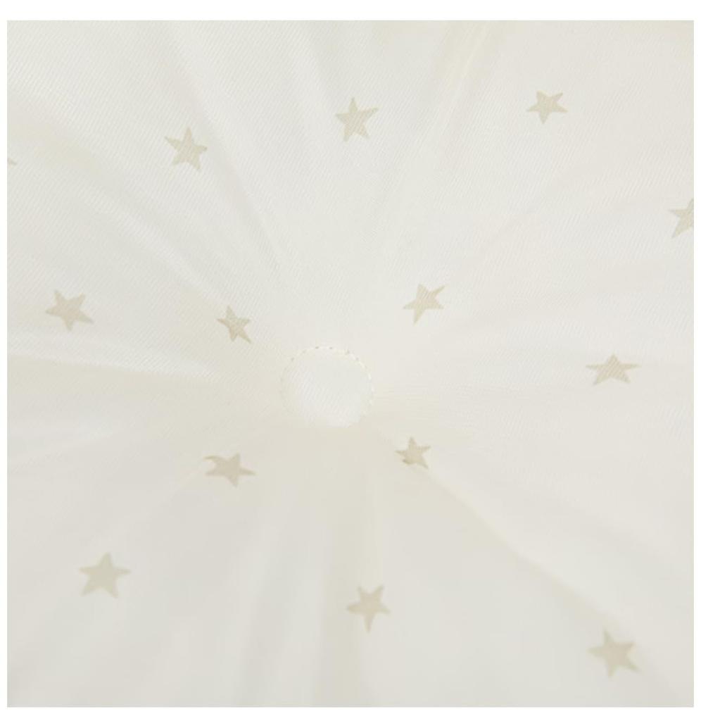 Nitori N Cool Children's Cooling Pillow (Star Pattern, Ivory, Kids Size)