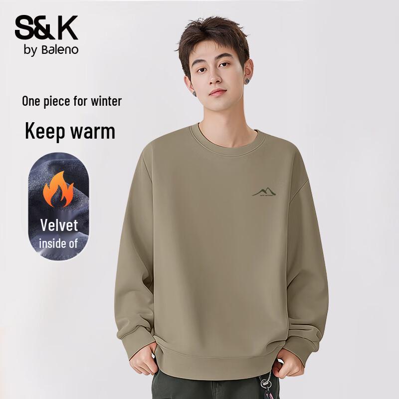 

Baleno Men s Fleece-Lined Crewneck Sweatshirt 3XL