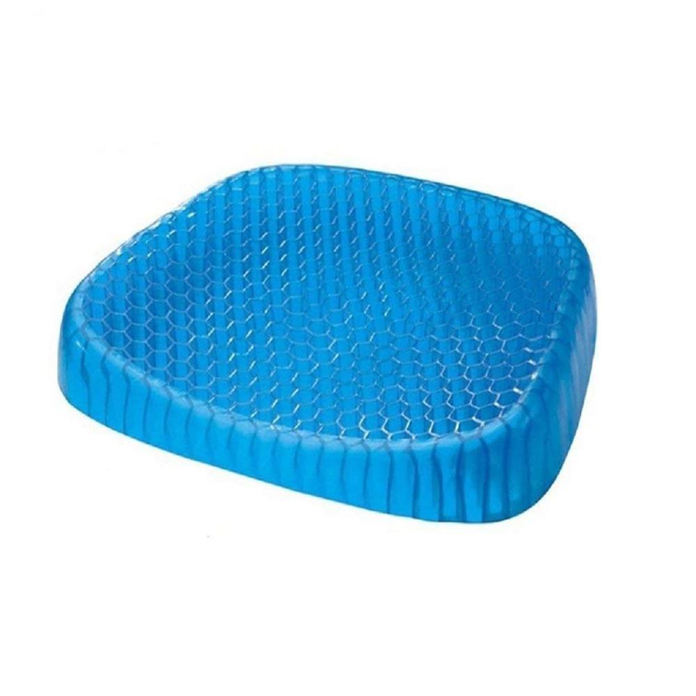 1X Elastic Seater Cushion Pad Silicone Honeycomb Design Pressure Point Massager