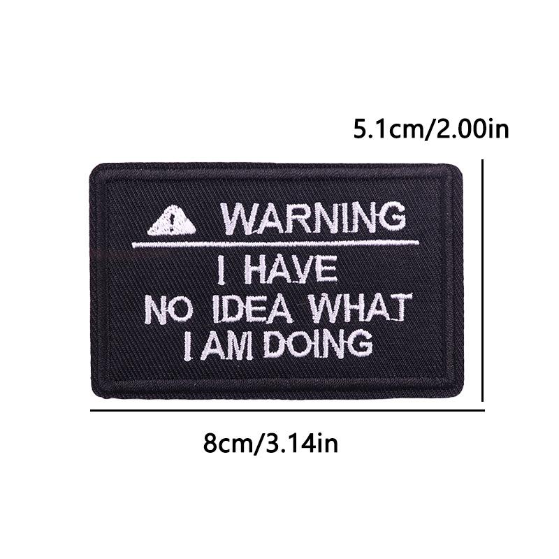 Embroidered Letter Fabric Stickers - DIY Hot Melt Patches for Outdoor Gear, Chest & Arm Bands