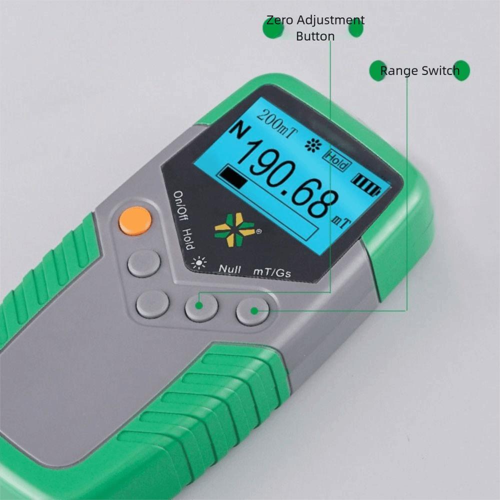 Magnetic Field Intensity Testing Digital Meter Portable Design Magnetic Flux Meter Quality Control