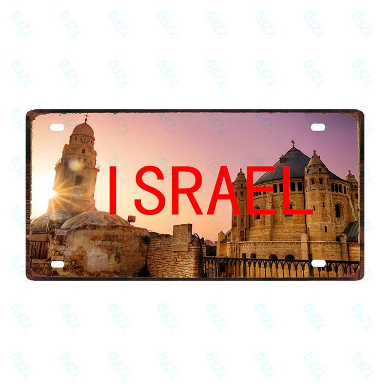 30X15cm City County Sign Plaque Metal Vintage Travel Souvenir Wall Home Cafe Shop Restaurant Decoration  Poster Cuadros DC-0085B
