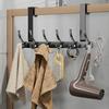 Over Door Hook with 38510 Hooks Punch Free Removable Heavy Carbon Steel Door Back Mount Hanging Coat Towel Bag