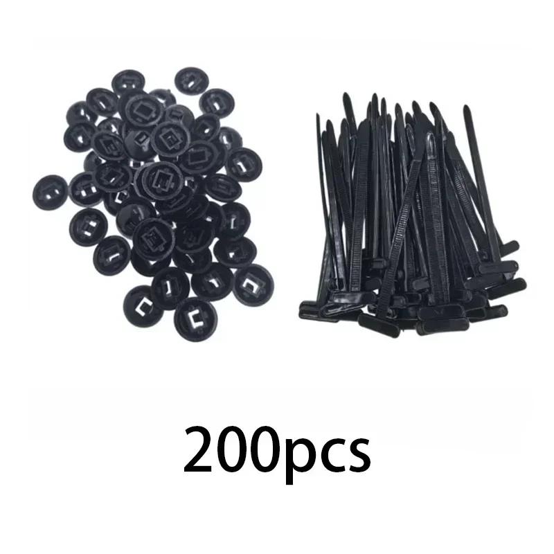 5-200PCS Self-locking Nylon Cable Tie Multi-Purpose Car Engine Guards Underbody Panel Retainer Strap Set Screw Replacement Clips