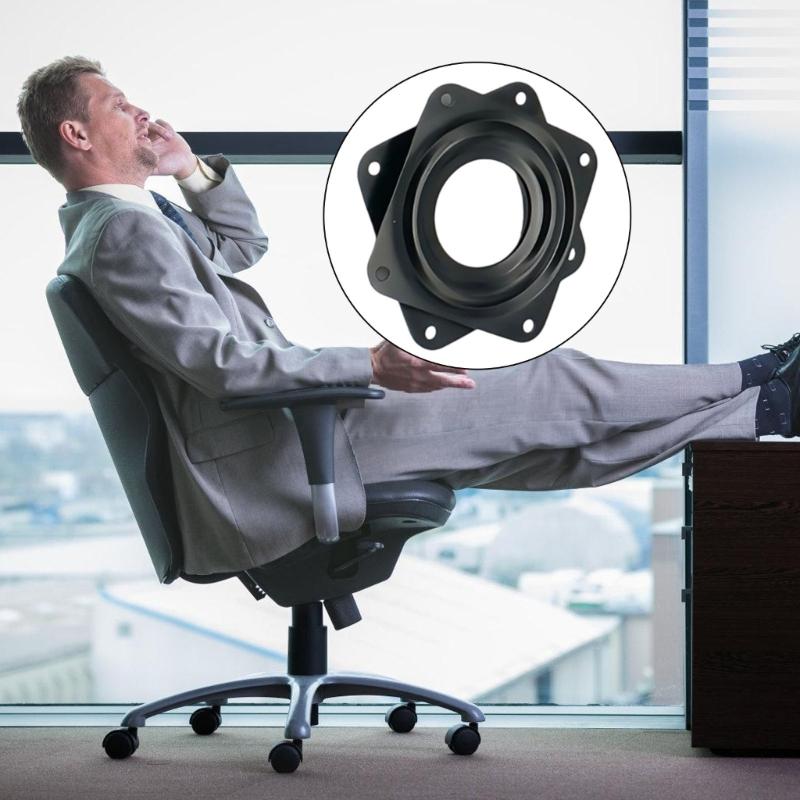 Robuste Drehtellerplatte Quadratische Drehtellerplatte Ersatz 360 Grad Drehteller für Möbel