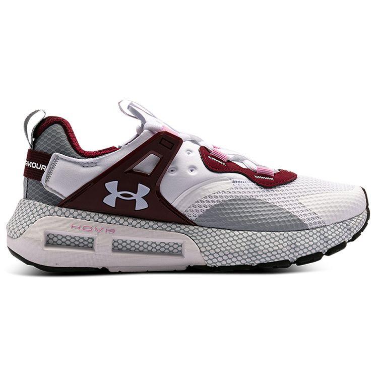 Under Armour Hovr Mega Movement Nm Durable Low-Top Running Shoes Women sneaker White Gray Red 3023873-107
