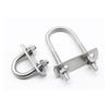 304 Stainless Steel Extended U-Shaped Screw/U-Shaped Pipe Clamp With Baffle/U-Shaped Bolt/Square Hoop/Horseback Hoop