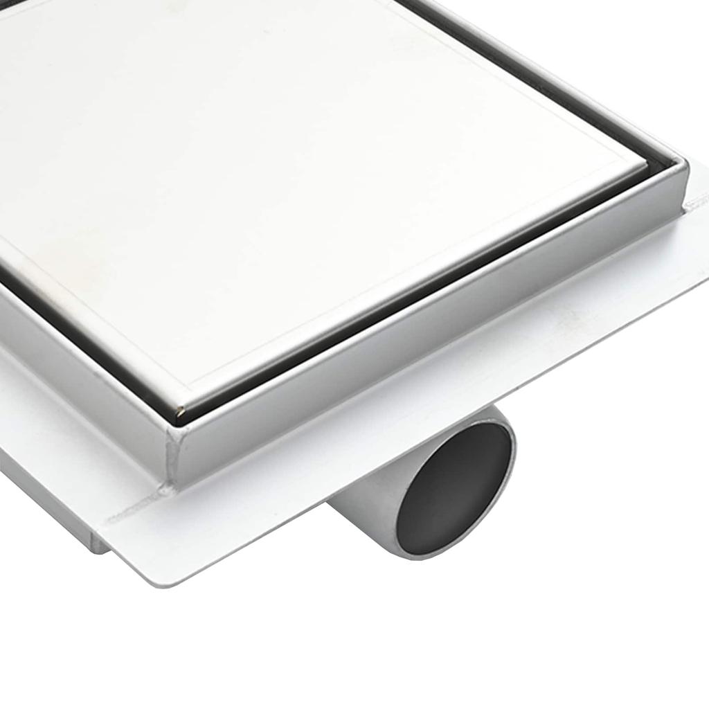 Ralo de Chuveiro 2 em 1 Prata 15 x 15 cm Aço Inoxidável 304