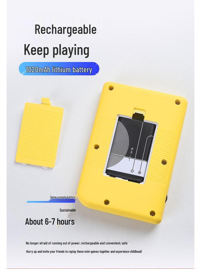 Consolă de jocuri portabilă SUP Retro nouă: Dispozitiv de joc clasic nostalgic pentru copii, portabil și cu design rusesc de modă veche.