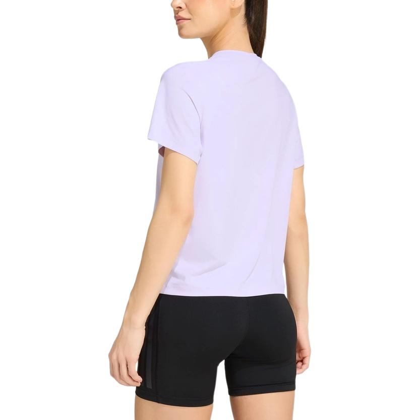 adidas Pl Ess Round Neck Comfortable Pullover Short Sleeve T-Shirt Women Tops KV6943